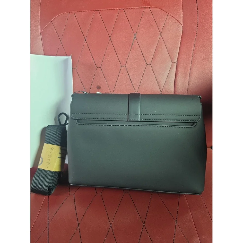 Unused Gaston Luga X Nikon Crossbody Black Matte Water Resistant Crossbody Bag
